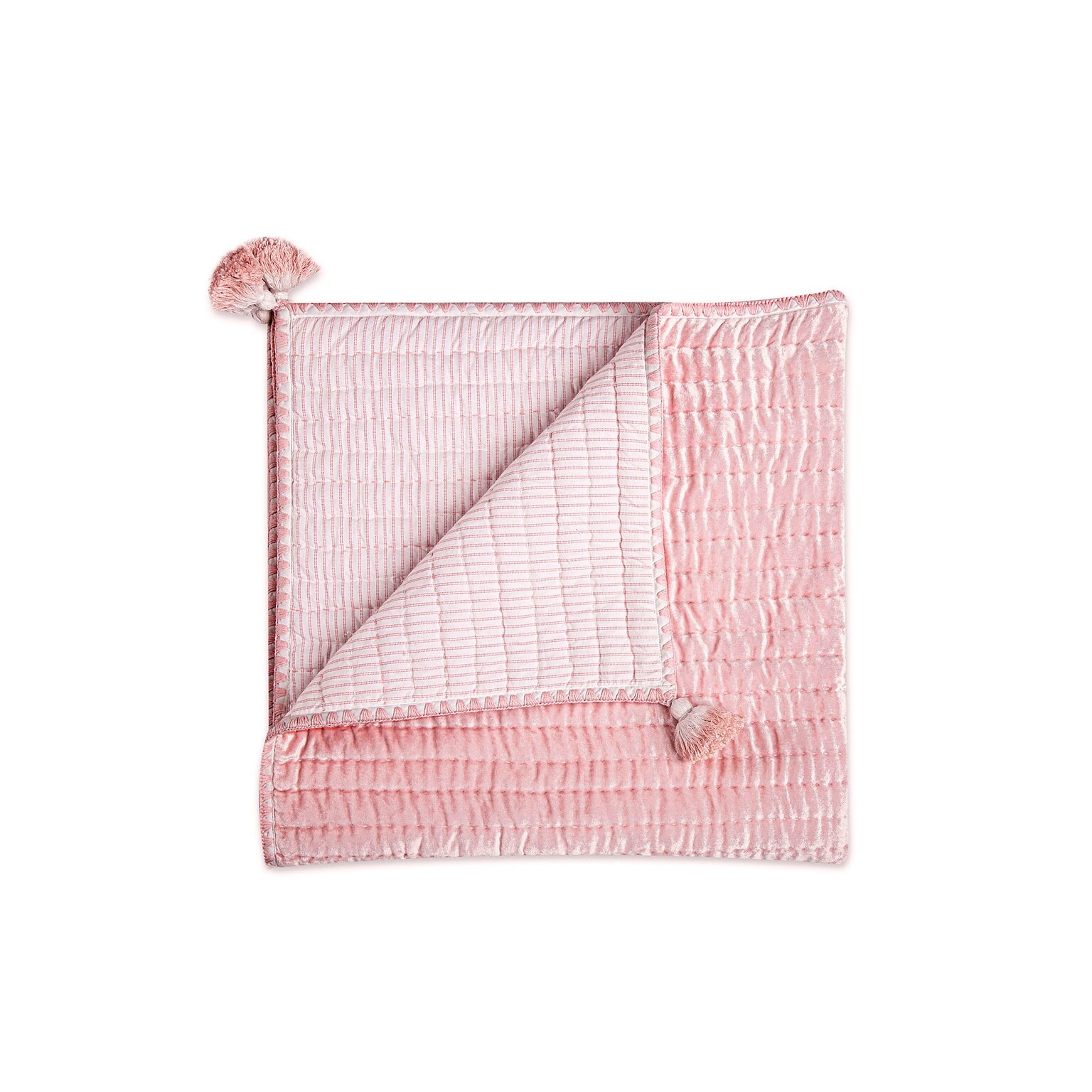 Baby Crane Parker Quilted Blanket, Pink (BC-100QB)