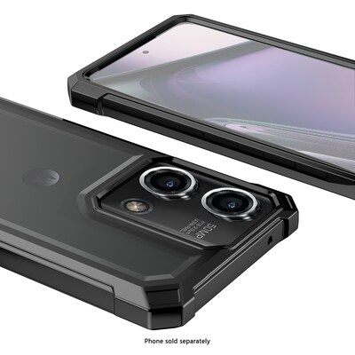 SaharaCase Raider Series GRIP Case for Motorola Moto G Power 5G, Shock Absorbing, Black (CP00785)