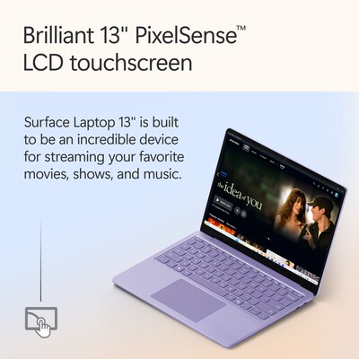Microsoft Surface 13" Touchscreen Laptop, Copilot+ PC, Snapdragon X Plus, 16GB RAM, 512GB UFS, Windows 11, Violet (EP2-33426)