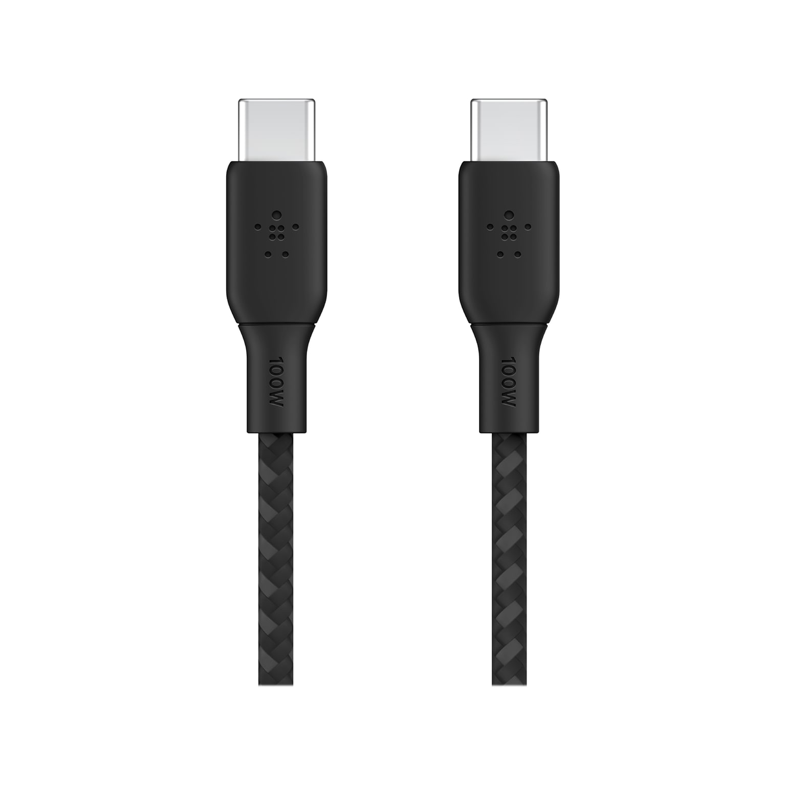 Belkin BoostCharge 6.56 USB-C to USB-C Power Cable, Male to Male, Black (CAB014BT2MBK)