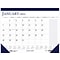 2024 House of Doolittle 22 x 17 Monthly Desk Pad Calendar, White/Blue (164-24)