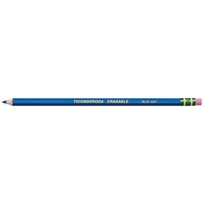 Ticonderoga Colored Pencils, Blue, Dozen (14209)
