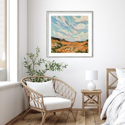 Amanti Art California by Emily Kenney Wood Framed Wall Art Print, 33 x 33 (A42677158427)
