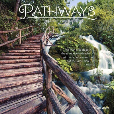 2023 Brush Dance Pathways 12 x 12 Monthly Wall Calendar, (9781975454722)