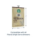 Starbucks Veranda Blend Coffee Flavia Freshpack, Blonde Roast, 80/Carton (MDR01037)