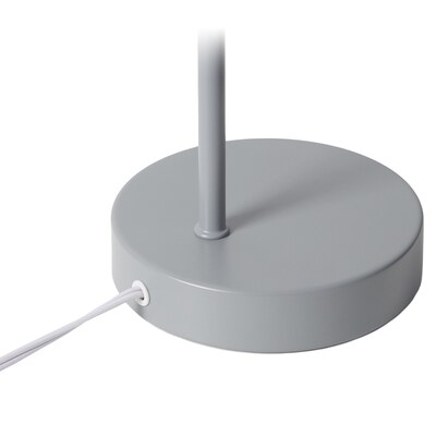 Simple Designs Sleek Essentials LED Desk Lamp, 16", Gray (LD1077-GRY)