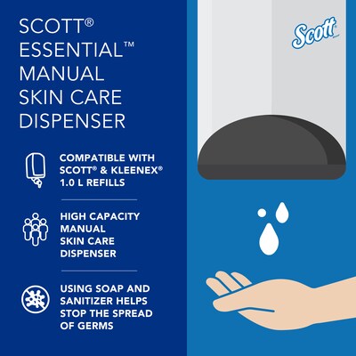 Scott Essential Cassette Skin Care Dispenser, Black (KCC 92145)