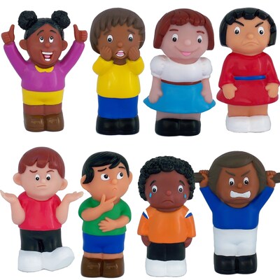 Get Ready Kids Friends with Feelings: Multicultural Emotions Figurines, 8/Set (MTB622)
