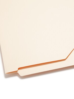 Smead Recycled Heavy Duty Reinforced File Jacket, Letter Size, Manila, 100/Box (75700)