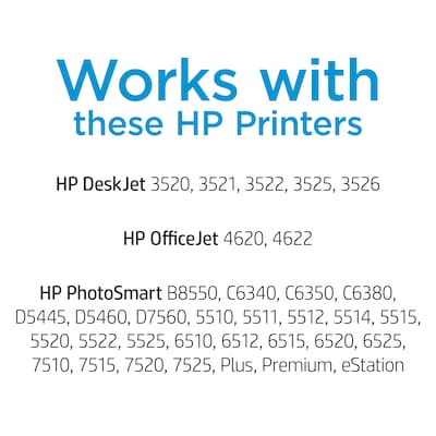 HP 564 Black Standard Yield Ink Cartridge, Prints Up to 250 Pages (CB316WN#140)