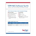 ComplyRight TaxRight 2023 1099-NEC Tax Form Kit with eFile Software & Envelopes, 4-Part, 50/Pack (NE