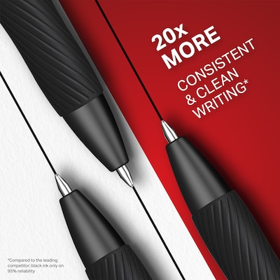 Sharpie S-Gel Retractable Gel Pens, Medium Point, 0.7mm, Black Ink, Dozen (2096159)