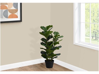 Monarch Specialties Inc. Fiddle-Leaf Fig in Pot (I 9511)