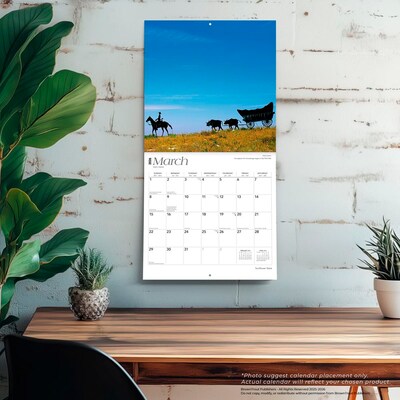 2026 BrownTrout Sunflower State Kansas Places 12" x 12" Monthly Wall Calendar (9798330705672)