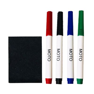 HandMoto Dry-Erase Learning Board, Coloring Series, 4 Markers & 10 Activity Sheets (HMOCLMO1)