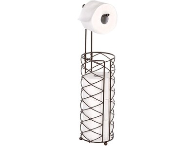 Honey-Can-Do Freestanding Toilet Paper Holder, Oil-Rubbed Bronze (BTH-08991)