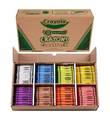 Crayola Classpack Crayons, 800/Box (52-8008)