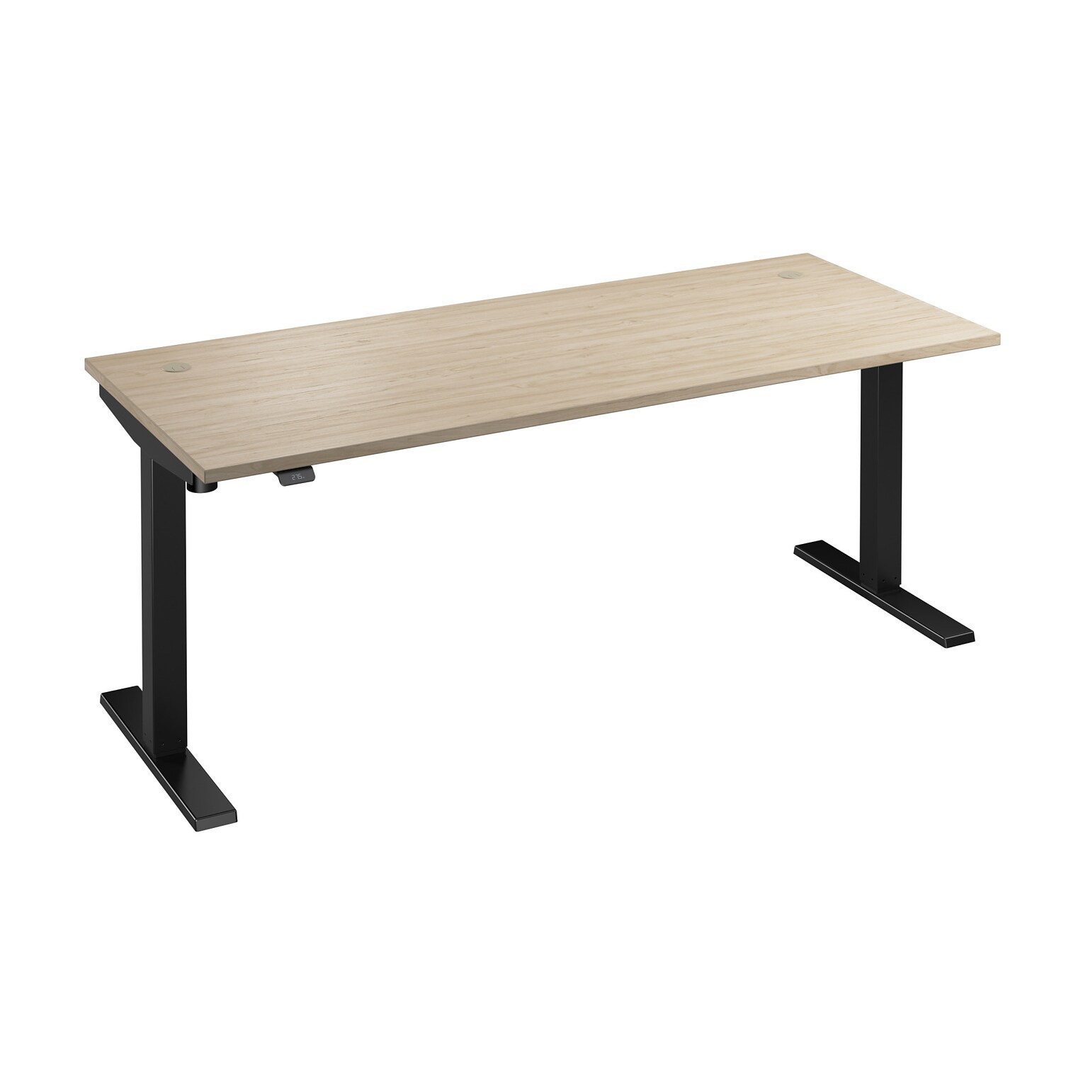 Bush Business Furniture Move 40 Series 72W Electric Adjustable Standing Desk, Natural Elm/Black Powder Coat (M4S7230NEBK)