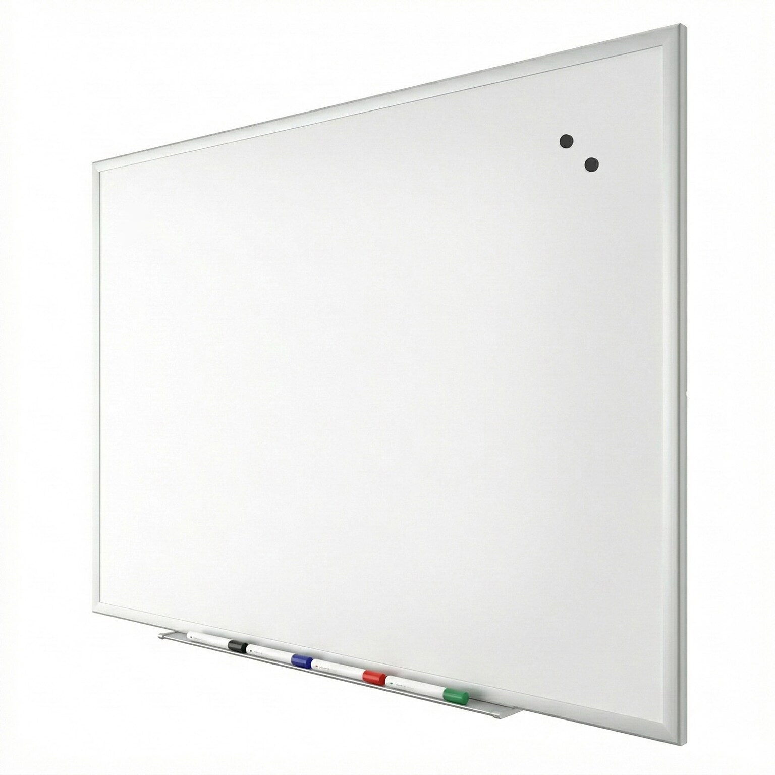 TRU RED™ Magnetic Steel Dry Erase Board, Satin Frame, 4 x 3 (TR61175)
