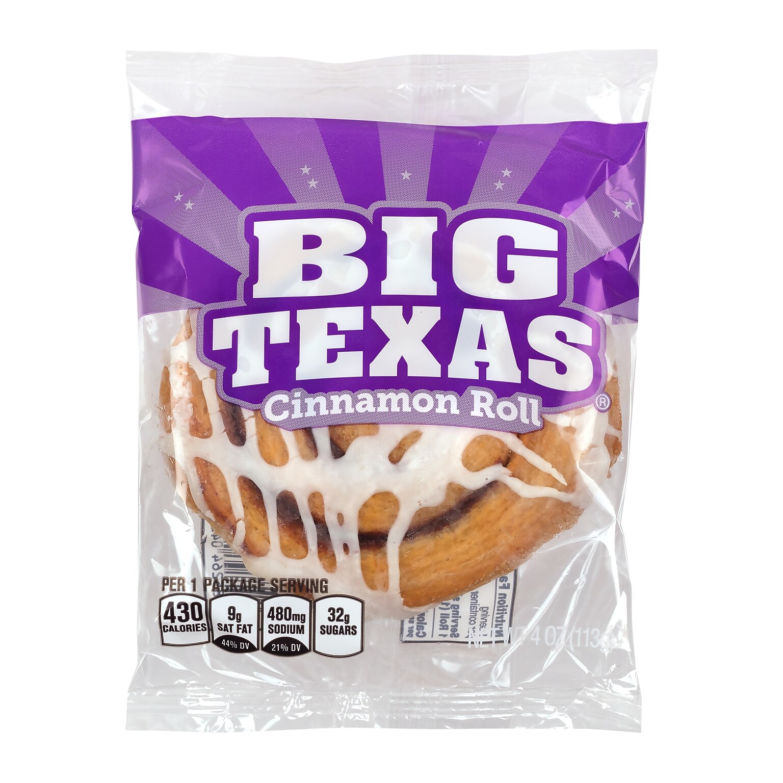 Hostess Cloverhill Cinnamon Roll, 4 oz, 36/Pack (220-02473)