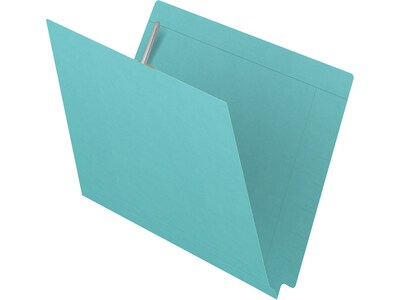 Medical Arts Press Kardex Match Reinforced End Tab File Folder, Straight Cut, Letter Size, Light Blue, 50/Box (S-09484-LBL)