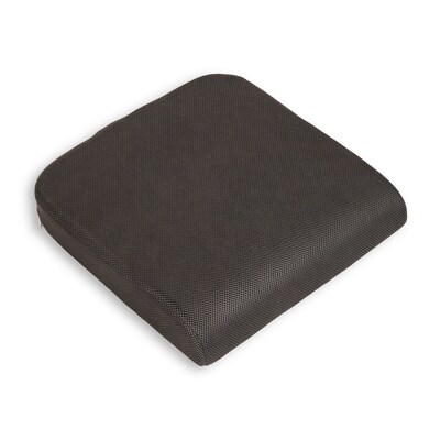 Mind Reader Memory Foam Office Chair Cushion, Black (MEMGEL-GRY)