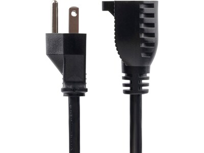 StarTech 10' NEMA 5-15P to NEMA 5-15R Power Cable, Male to Female, Black (231A-8A00-POWER-CORD)