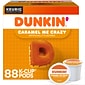 Dunkin' Caramel Me Crazy Coffee, Keurig K-Cup Pod, Medium Roast, 88/Carton (5000364900CT)