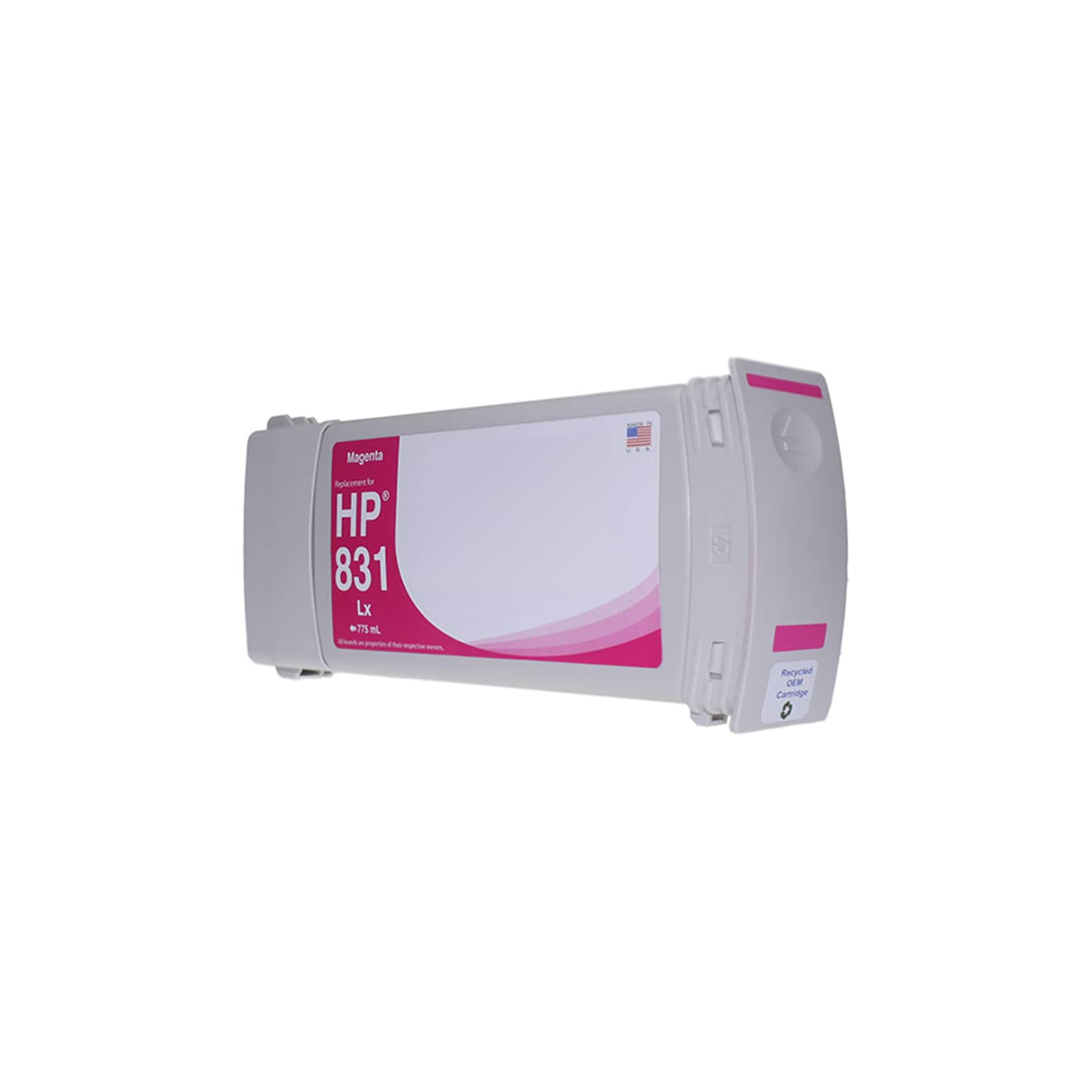 Clover Imaging Group Remanufactured Magenta Standard Yield Wide Format Inkjet Cartridge Replacement for HP 831 (CZ684A)