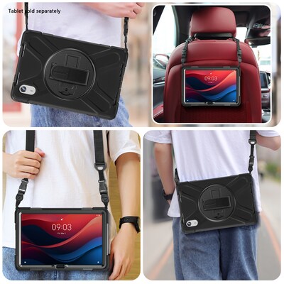 SaharaCase Raider-X Series Heavy Duty Case for Lenovo Tab M11, Scorpion Black (TB00455)