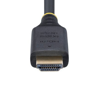 StarTech 3 ft. HDMI to HDMI Audio/Video TV Cable, Male to Male, Black (HDMI2-CABLE-4K60-3F)