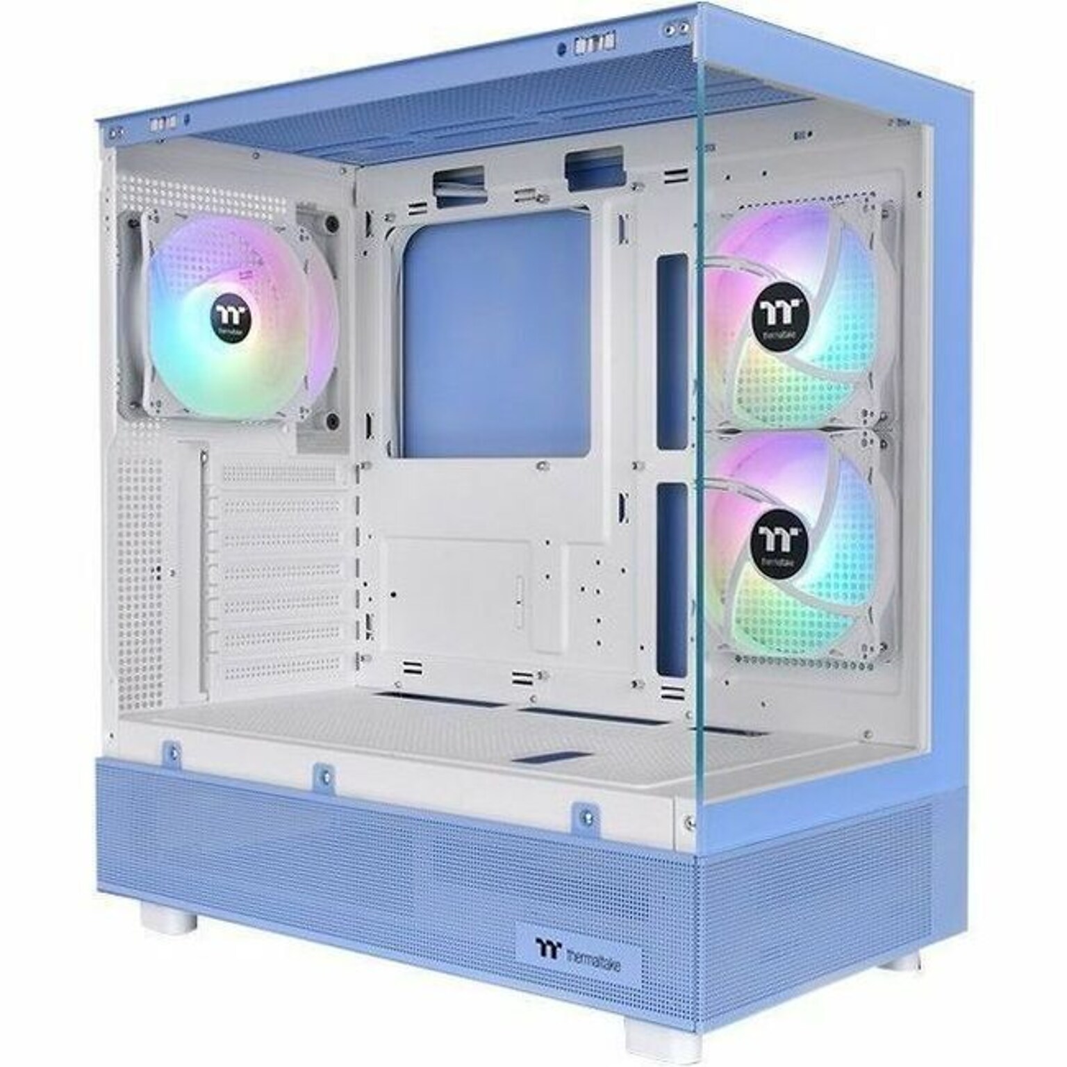Thermaltake View 270 Plus TG ARGB ATX Mid-Tower Computer Case, Hydrangea Blue (CA-1Y7-00MFWN-01)