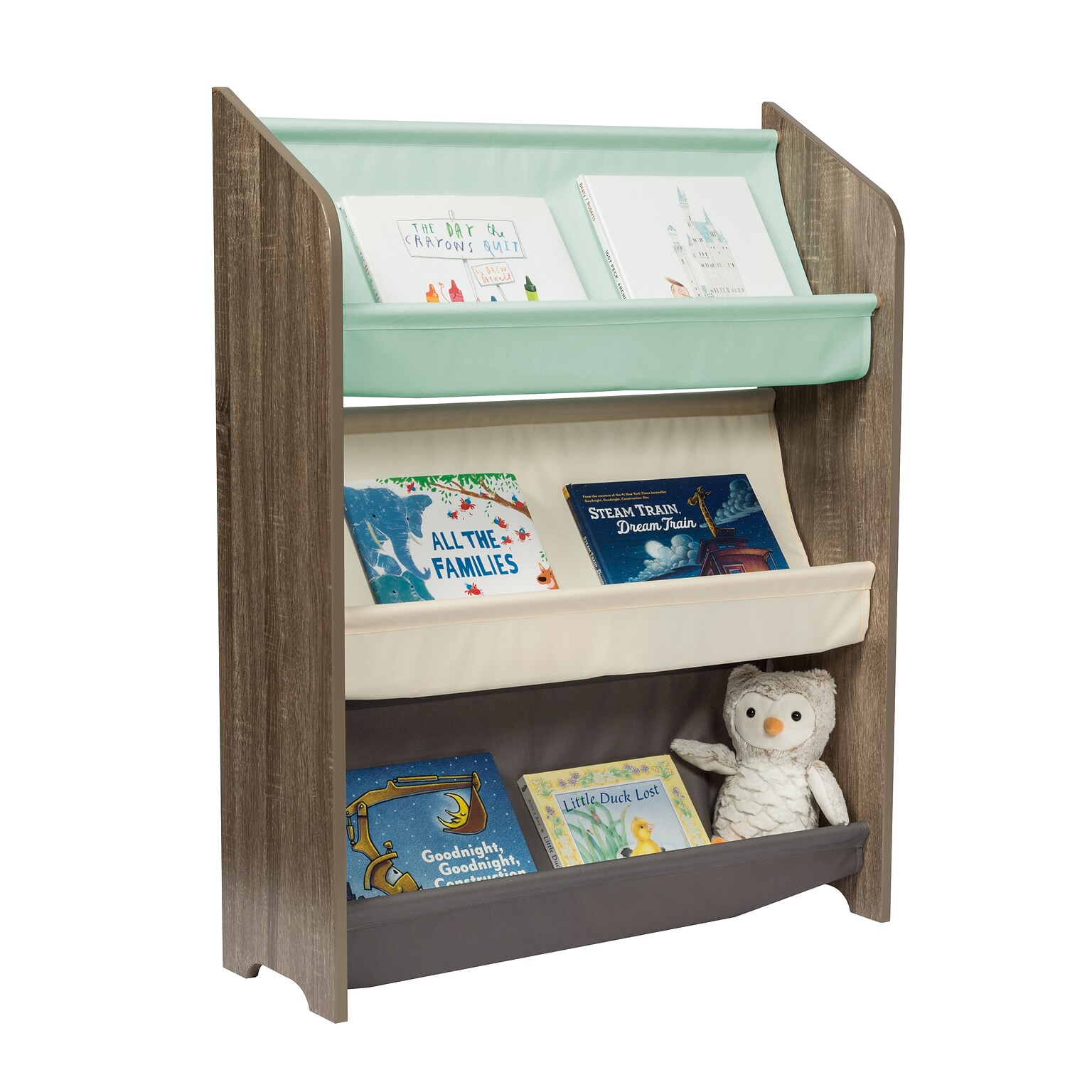 Honey-Can-Do 38 3-Shelf Kids Book Rack (SHF-08278)