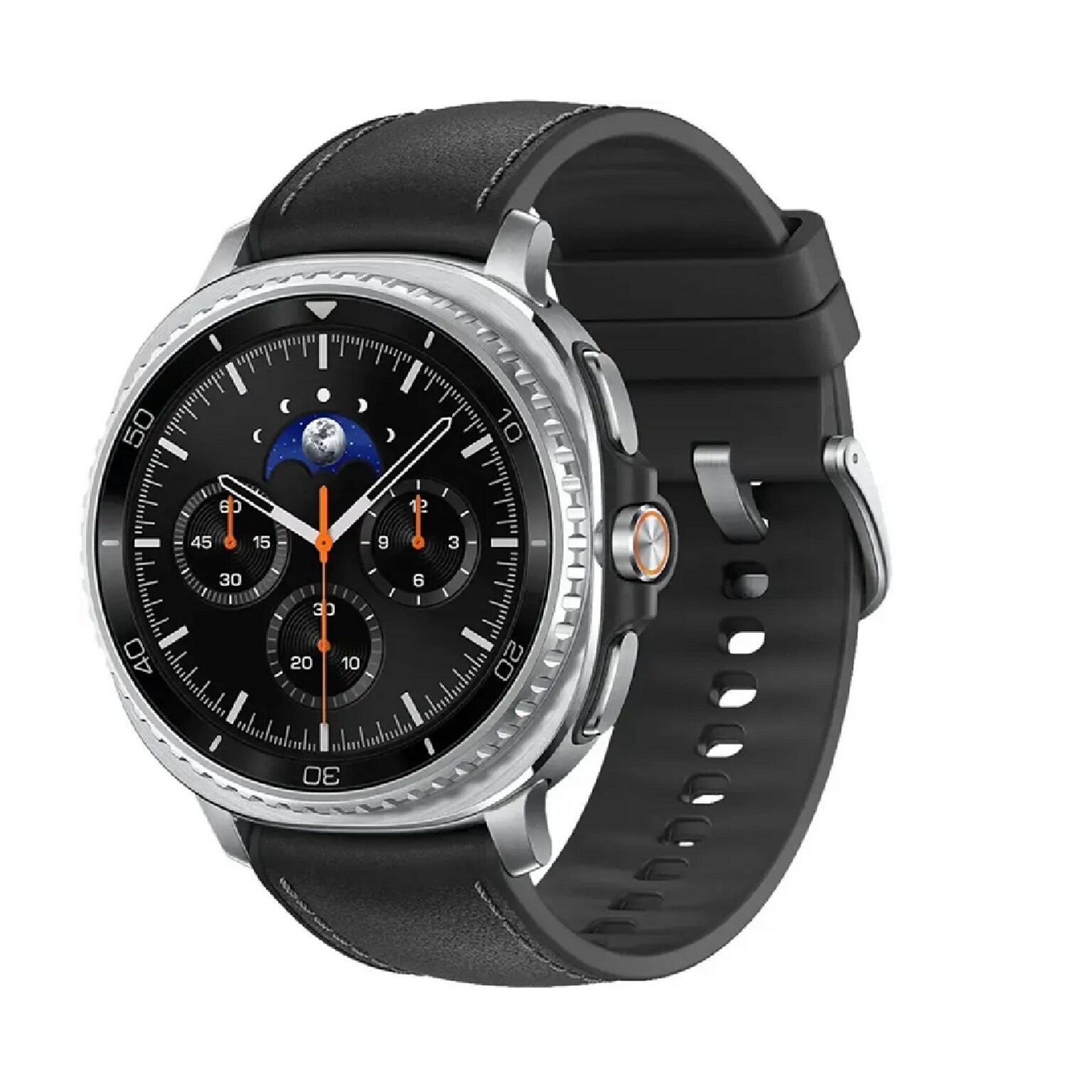 Samsung Galaxy Watch8 Classic Smart Watch, GPS, 46mm, Aluminum Case, Black Rubber (SM-L500NZKAXAA)