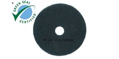3M 5300 13" Cleaning Floor Pad, Blue, 5/Carton (530013)
