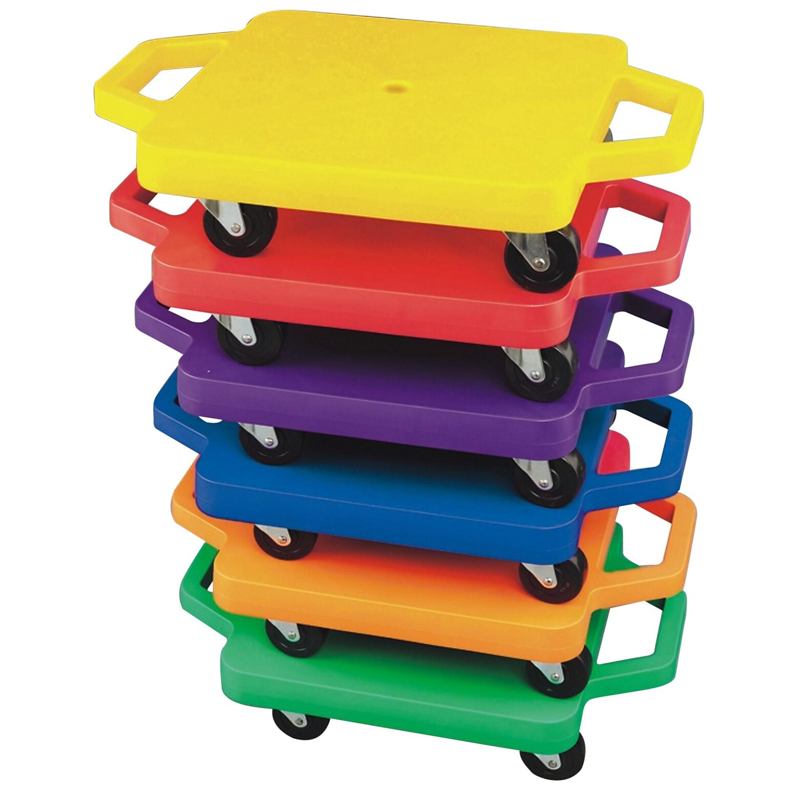 Spectrum 16 High-Impact Polyethylene Scooters, 6/Pack (W6869)