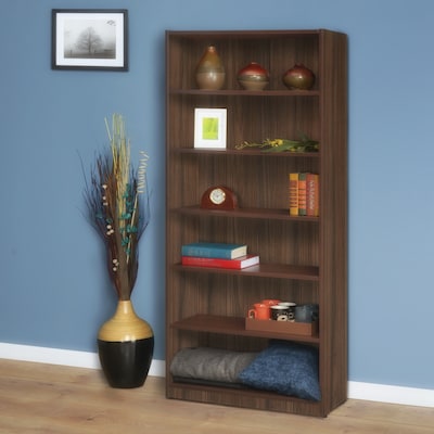 Regency Legacy 71 High Bookcase, Neo Walnut (LBC7132NW)