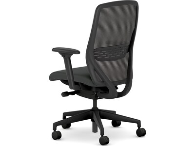 HON Nucleus Fabric/Mesh Swivel Task Chair, Black (HNR1KD.Y2.STC.A.H.IM.UR10.BL.SB.T)