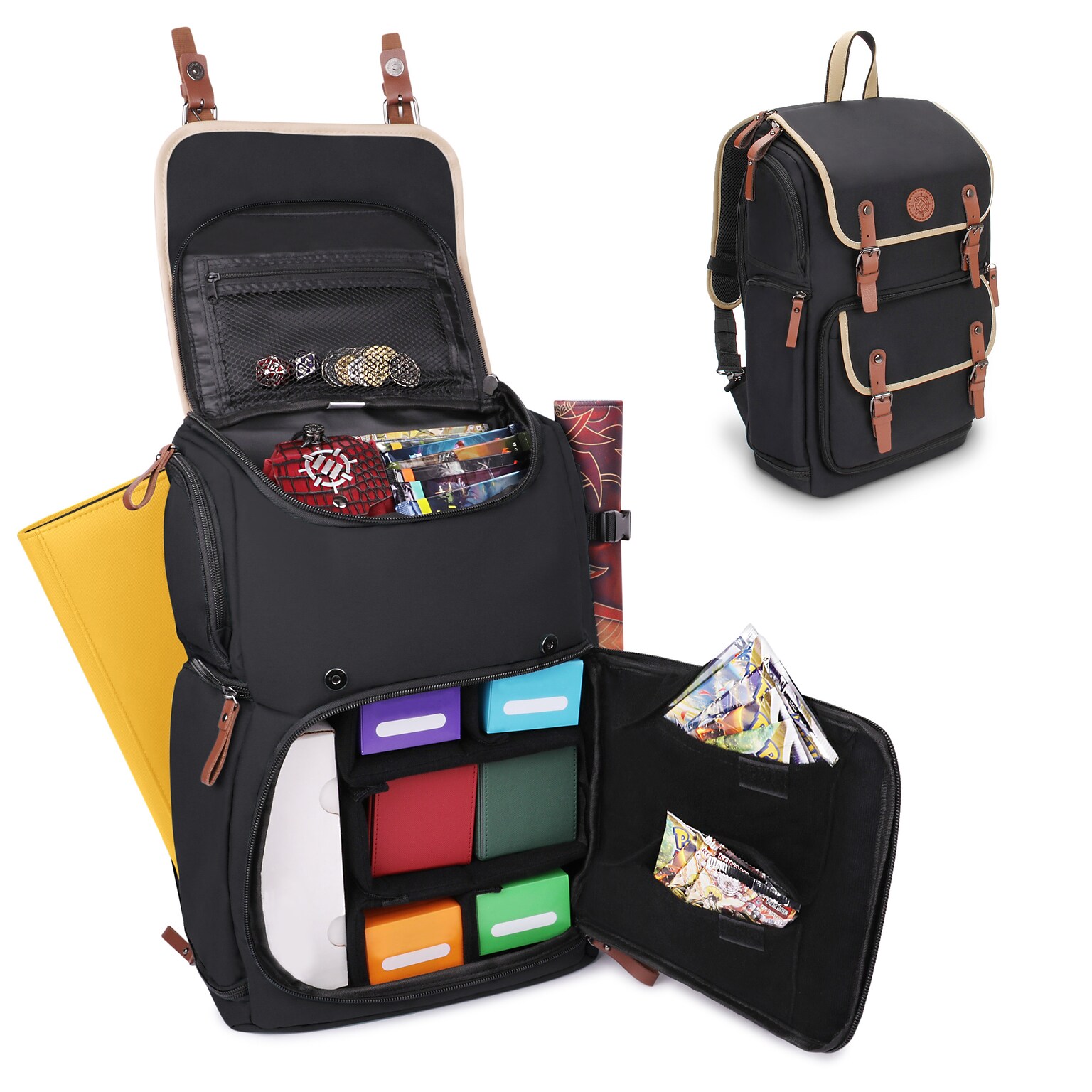 ENHANCE Trading Card Backpack, Black (7527085)