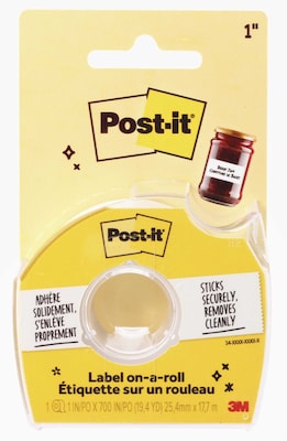 Post-it Labeling and Cover-Up Correction Tape, White (658)