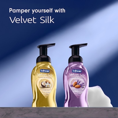 Softsoap Velvet Silk Foaming Liquid Hand Soap, Twilight Berry & Shea Butter Scent, 9 fl Oz., 6 Ct (61052556CT)