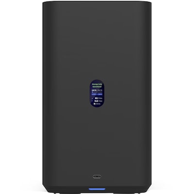 Ubiquiti UNAS 3.5 2.5GbE USB-C External SATA III Hard Drive Enclosure, HDD, Black (UNAS-2-B)