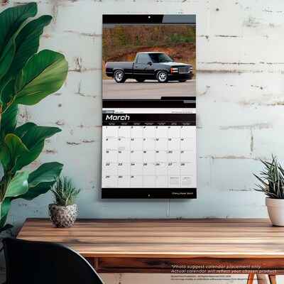 2026 BrownTrout Chevy Super Sport 12" x 12" Monthly Wall Calendar (9798330707638)