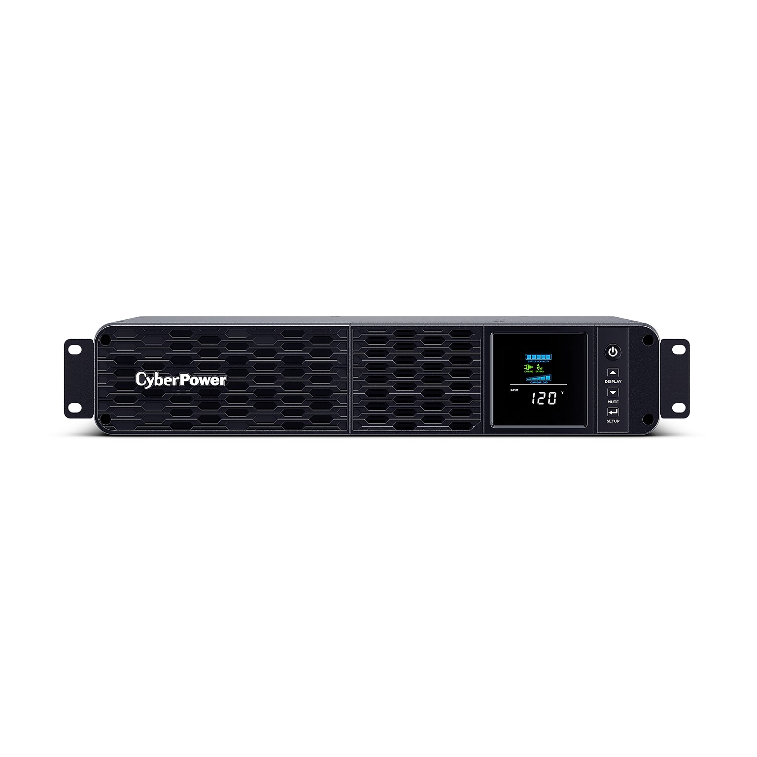 Cyberpower PFC Sinewave 1500VA 2U UPS, 8 Outlet, Black (CP1500PFCRM2U)