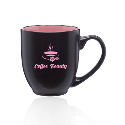 BISTRO TWO-TONE CERAMIC MUG 16 OZ