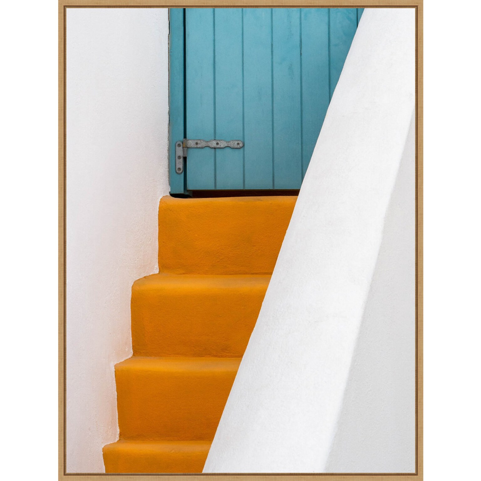 Amanti Art stairs by Markus Auerbach Framed Canvas Wall Art Print, 32 x 42 (A42678027507)