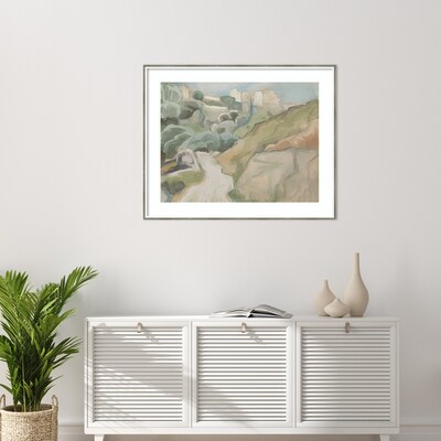 Amanti Art Afternoon Forest Hike by Urban Road Wood Framed Wall Art Print, 41" x 33" (A42677390667)
