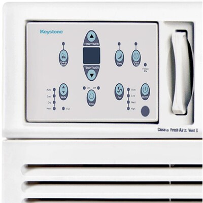 Keystone 230-Volt 23,200 BTU Window Air Conditioner with Remote, White (KSTHW25B)