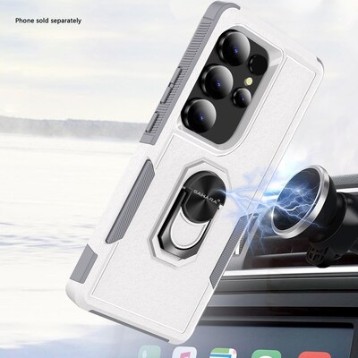 SaharaCase Raider Phone Case for Galaxy S25 Ultra, Shock Absorbing, Fossil White (CP00770)