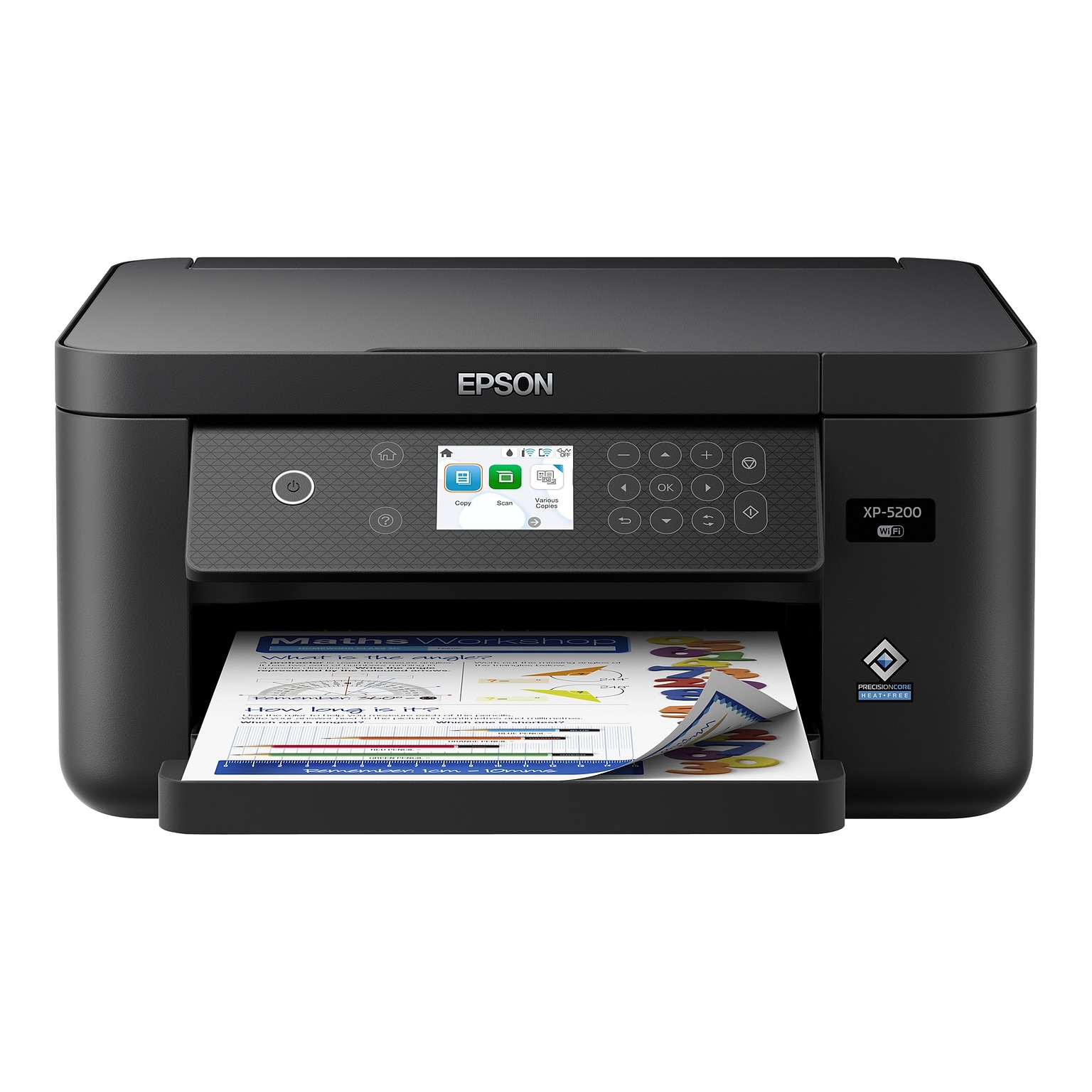 Epson Expression Home XP-5200 Wireless Color Inkjet Printer, All-In-One, Print, Scan, Copy (9472533)
